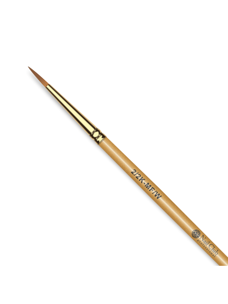 Купить маникюрную кисть из меха колонка для прорисовок 2/2K-MF-W