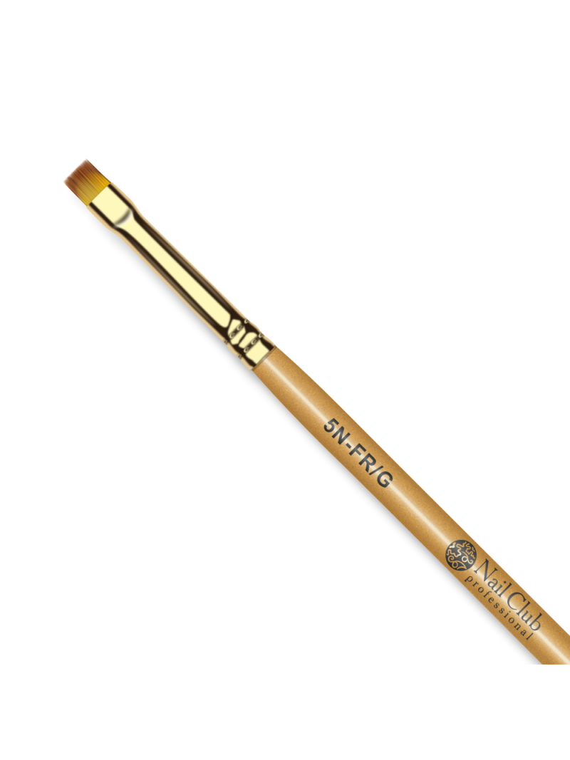 Купить маникюрную кисть для френча и росписи 5N-FR/G