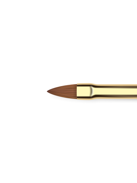 Купить маникюрную кисть из меха колонка для лепки акрилом 6/1K-AL