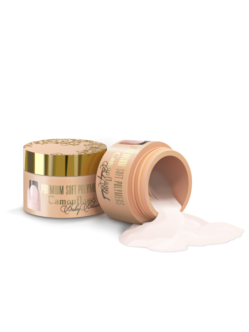 Купить камуфлирующую акриловую пудру для моделирования ногтей Camouflage Baby Blush