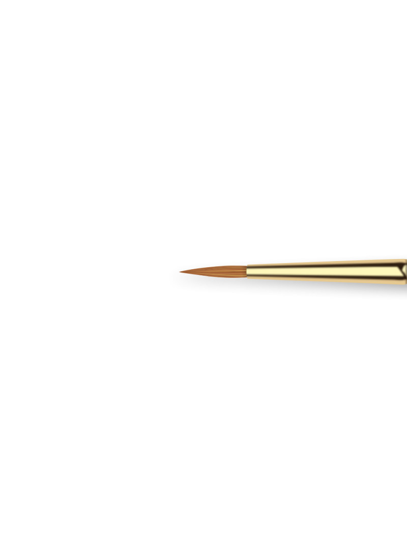 Купить маникюрную кисть из меха колонка для лепки 1K-F/AL