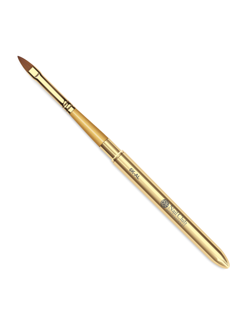 Купить маникюрную кисть из меха колонка для лепки акрилом 6K-AL