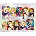 Слайдер-дизайн для ногтей М POP ART 197