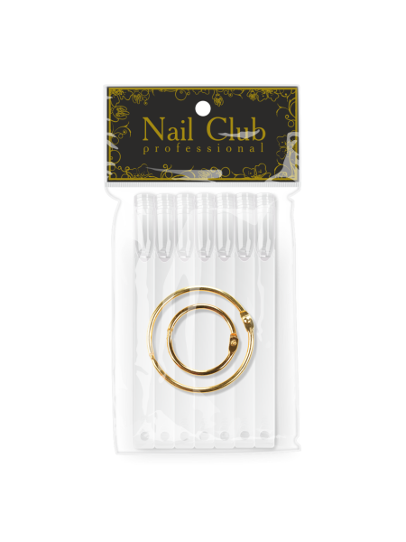 Купить типсы для демонстрации дизайна ногтей на кольце квадратные прозрачные
