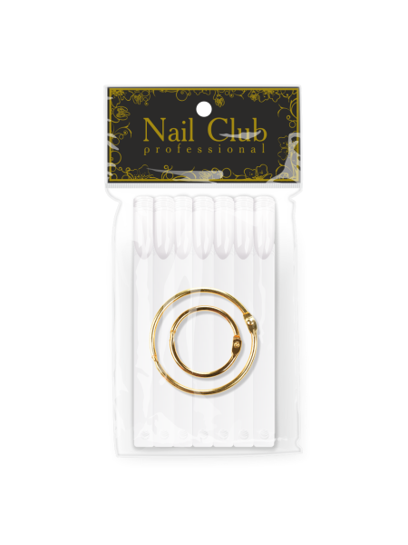 Купить типсы для демонстрации дизайна ногтей на кольце квадратные белые