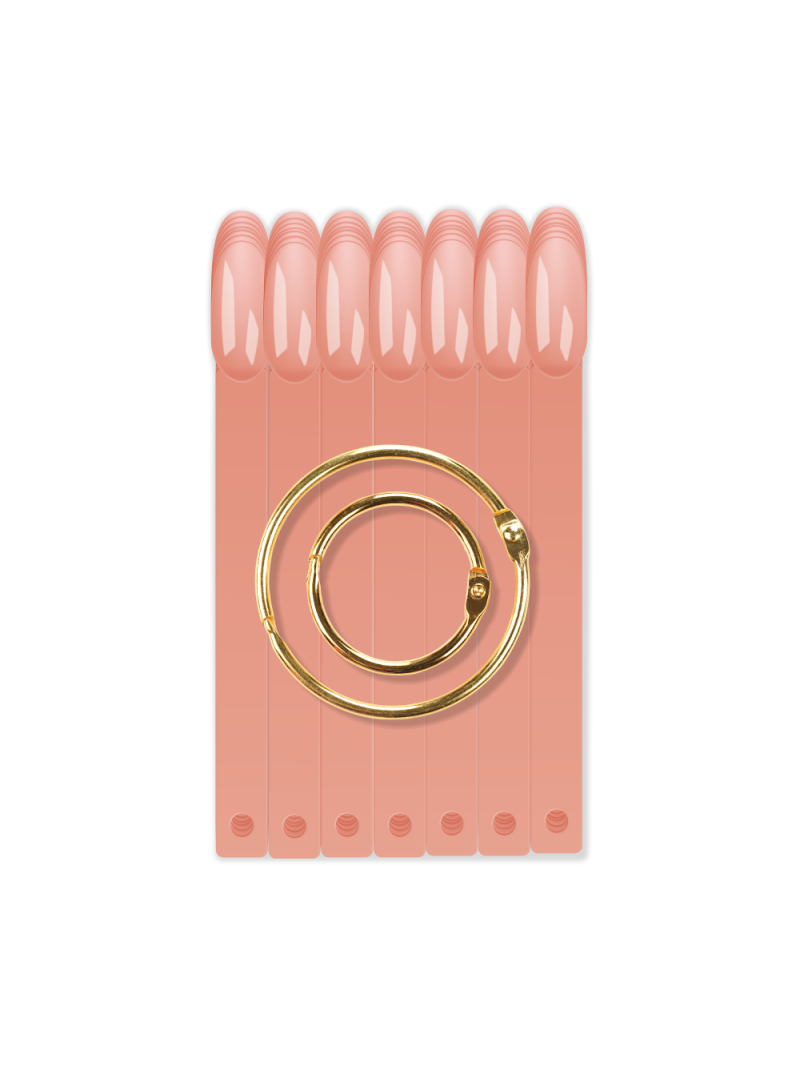 Купить типсы для демонстрации дизайна ногтей на кольце миндаль камуфлирующие