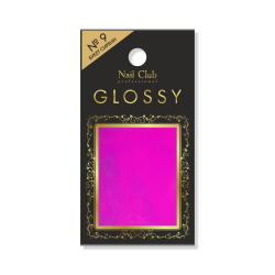 Фольга с эффектом битого стекла для дизайна ногтей GLOSSY №9 Букет...