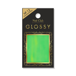 Фольга с эффектом битого стекла для дизайна ногтей GLOSSY №12...