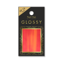 Фольга с эффектом битого стекла для дизайна ногтей GLOSSY №16 Рубин