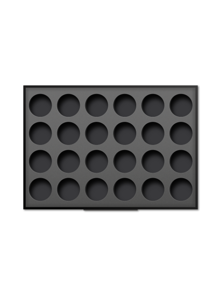 Чёрная дисплей-подставка для гелей Nail Club