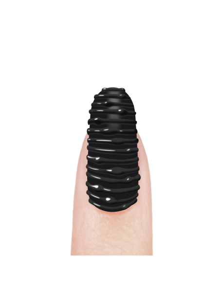 Купить гель-краску для лепки 3D объёмных элементов на ногтях TDM-03 Barbola Black