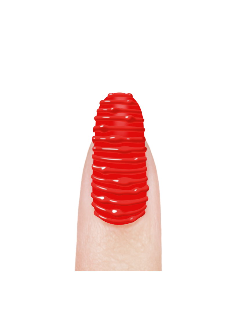 Купить гель-краску для лепки 3D объёмных элементов на ногтях TDM-04 Barbola Red