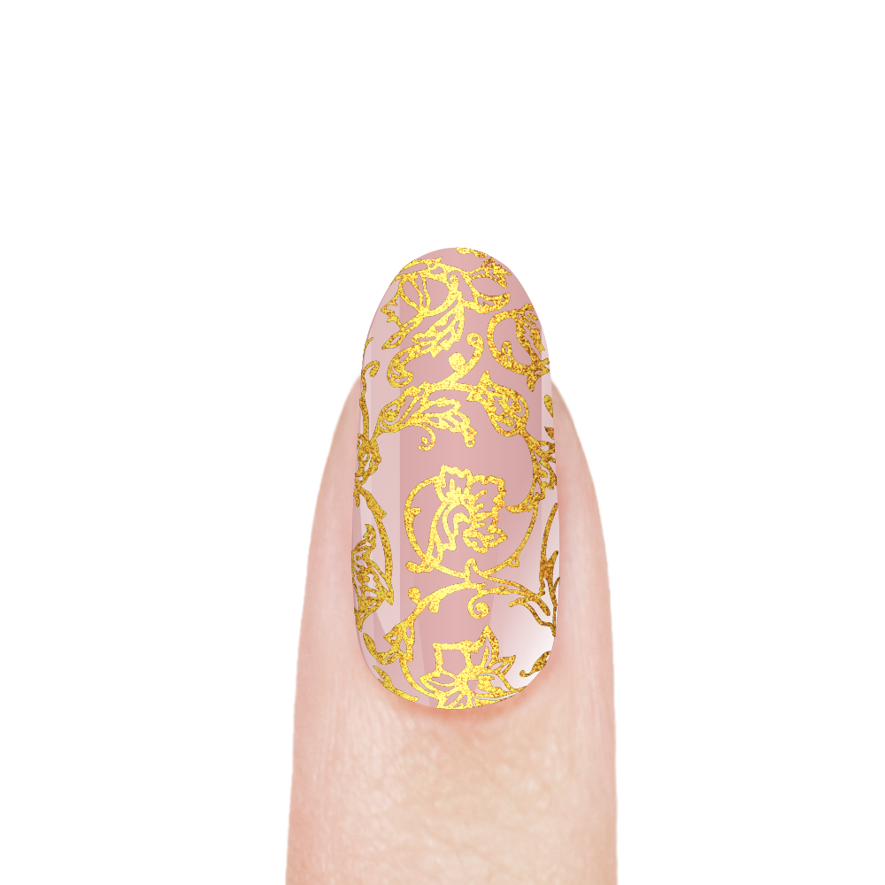 Гель-краска для стемпинга на ногтях SA-03 Gold Art
