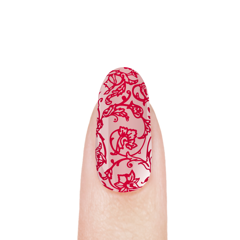 Гель-краска для стемпинга на ногтях SA-08 Red Art