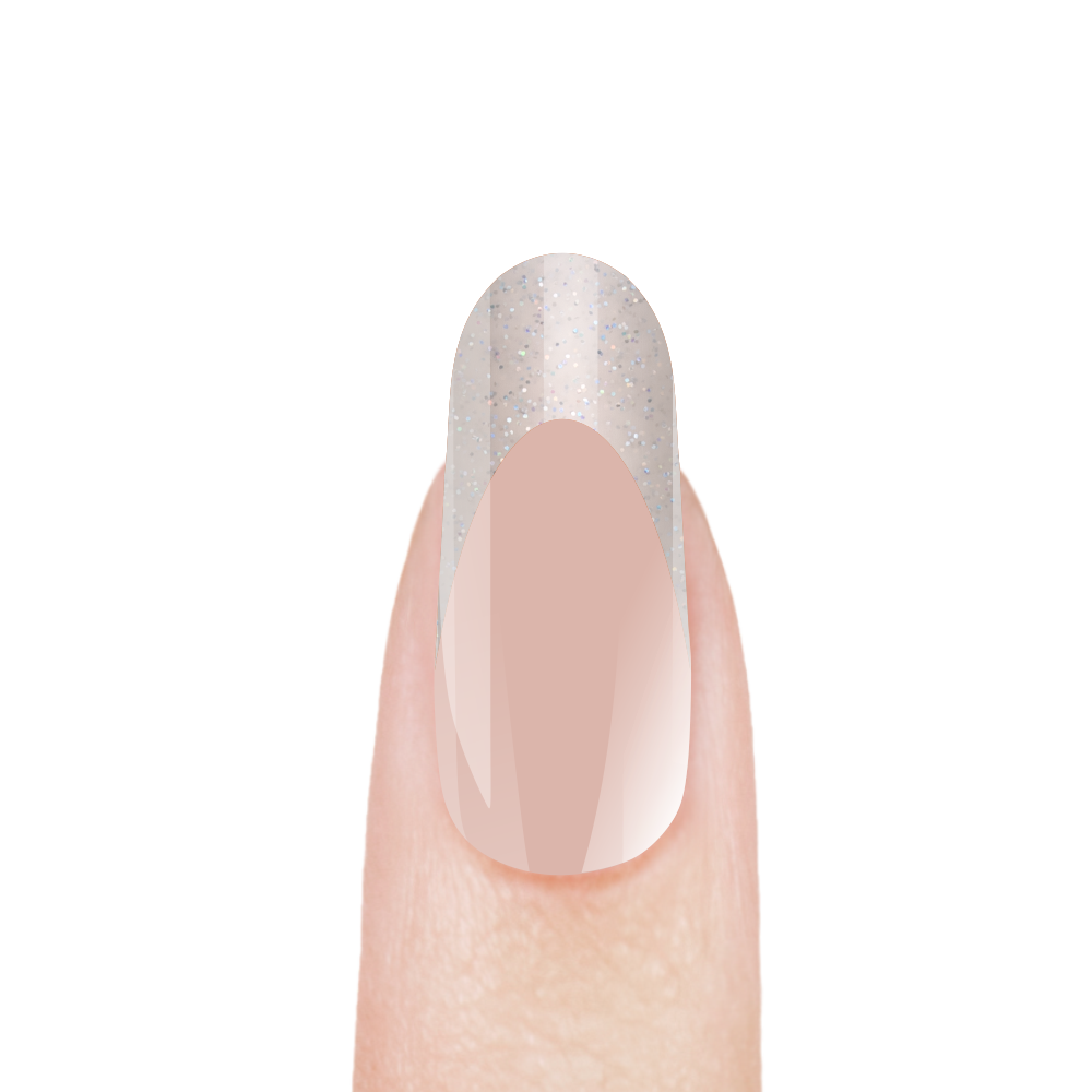Акригель для моделирования ногтей и френча AGH-08 Shiny Marble