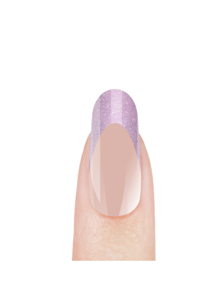 Акригель с шиммером для моделирования ногтей AGH-10 Glamorous Blush