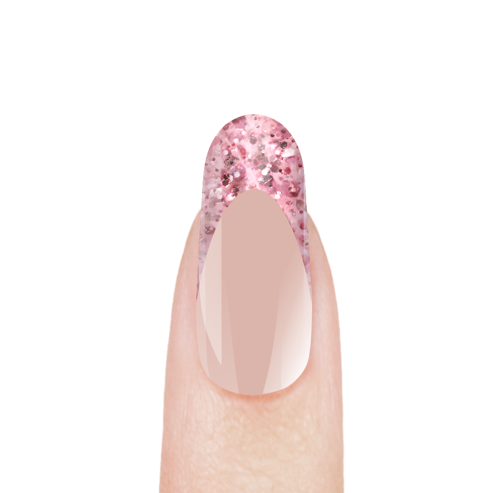 Акригель для моделирования ногтей и френча AGL-08 Pink Sequins