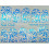 Слайдер-дизайн для ногтей с двойным фольгированием DUPLEX FOIL 2001 серебряный песок/голубой