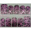 Слайдер-дизайн для ногтей с двойным фольгированием DUPLEX FOIL 2002 чёрный/розовый
