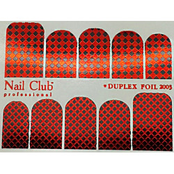 Слайдер-дизайн для ногтей с двойным фольгированием DUPLEX FOIL 2003...