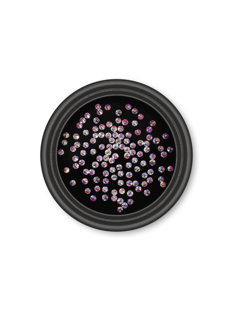 Фирменные хрустальные стразы для ногтей Crystal AB ss3 голограмма