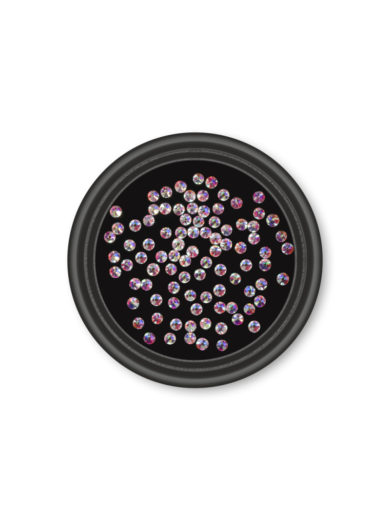 Фирменные хрустальные стразы для ногтей Crystal AB ss5 голограмма