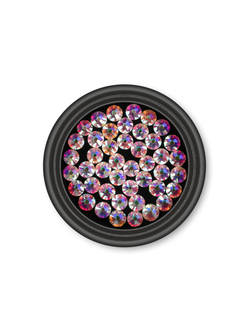 Фирменные хрустальные стразы для ногтей Crystal AB ss14 голограмма