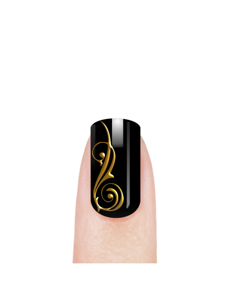 Купить гель-краску для литья на ногтях FN-02 Foil Black