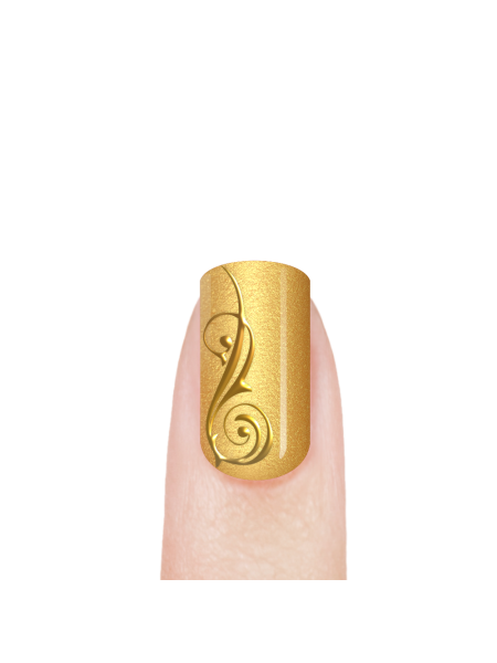 Купить гель-краску для литья на ногтях FN-03 Foil Gold