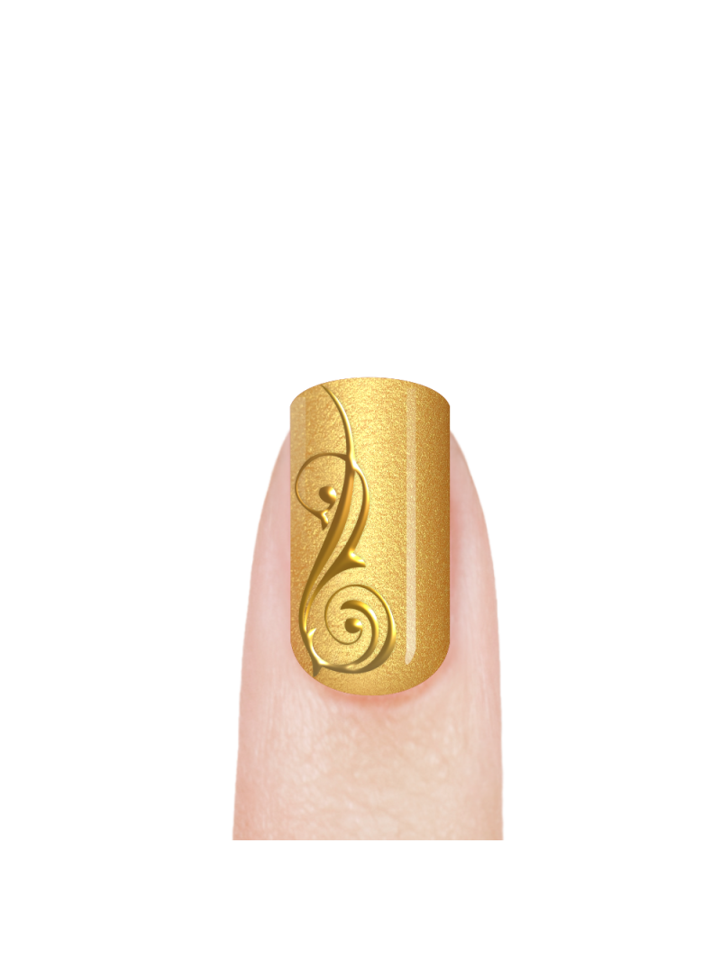 Купить гель-краску для литья на ногтях FN-03 Foil Gold