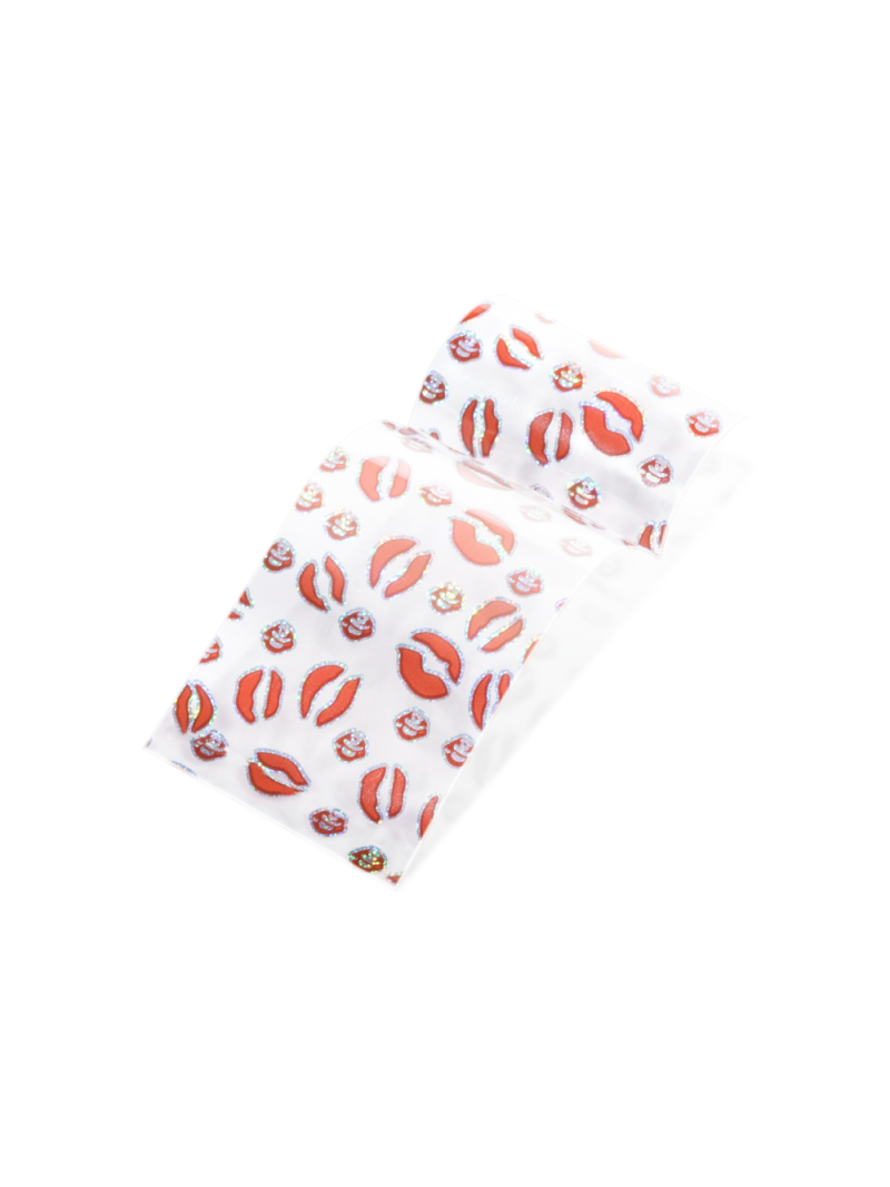 Купить фольгу для дизайна ногтей и аквадизайнов №P38 Поцелуй