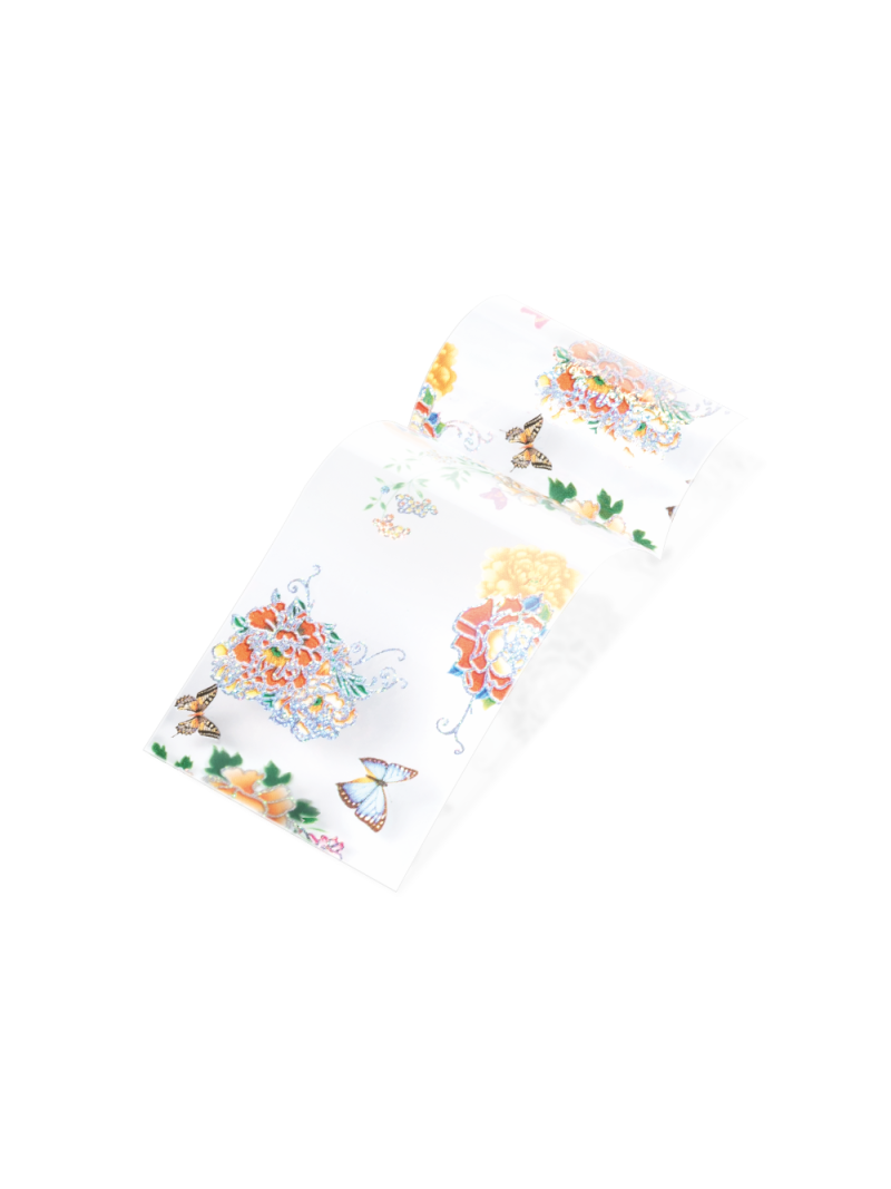 Купить фольгу для дизайна ногтей и аквадизайнов №P45 Летние бабочки