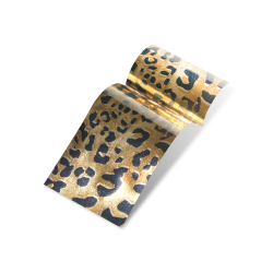 Фольга для дизайна ногтей и аквадизайнов №D09 Леопард