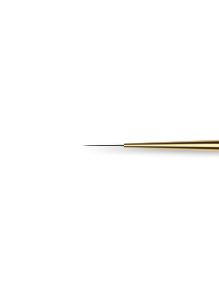 Купить маникюрную кисть для тонких обводок 2/0 Black Line