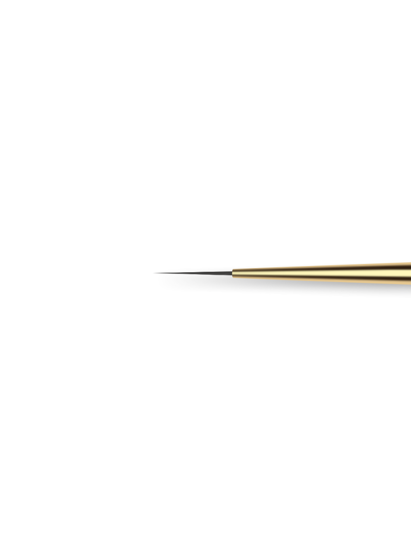 Купить маникюрную кисть для тонких обводок 2/0 Black Line