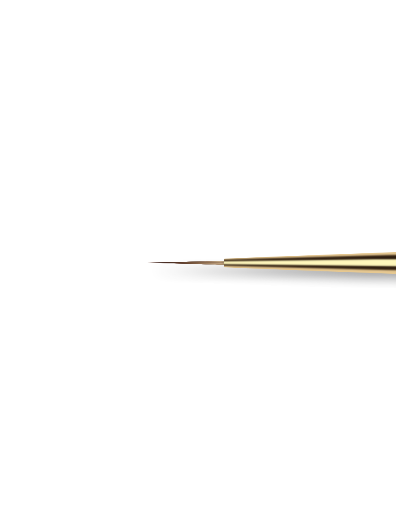 Купить универсальную маникюрную кисть для росписи ногтей гелями 2/0 Silver Line Nail Club