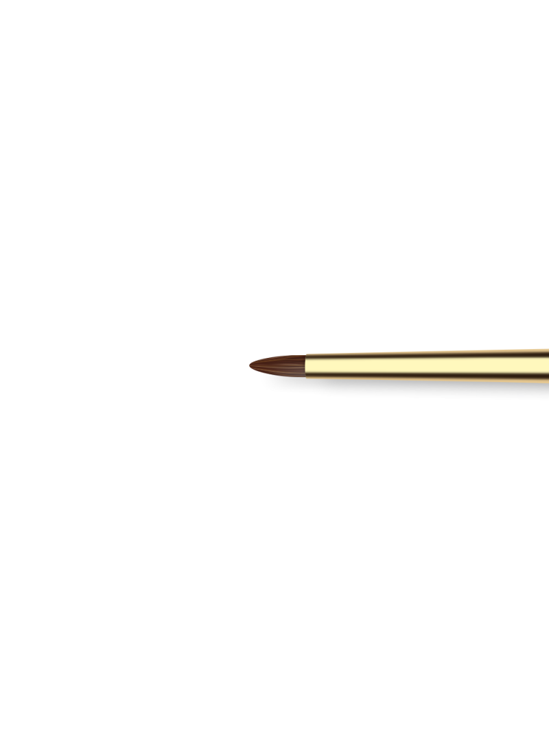 Купить маникюрную кисть для мазков и росписи ногтей 2/5 PW Aquarelle Nail Club