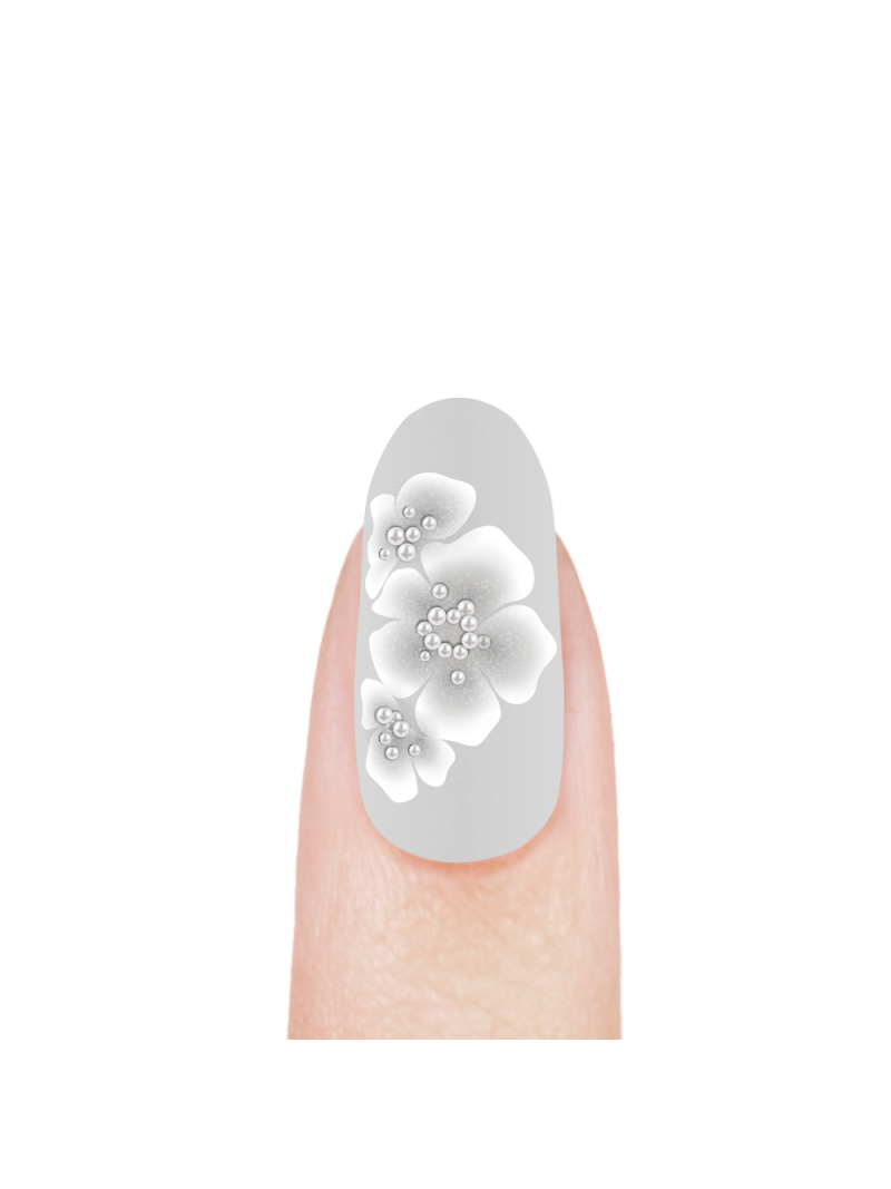 Купить гель-краску для китайской росписи ногтей OS-14 Silver Rose