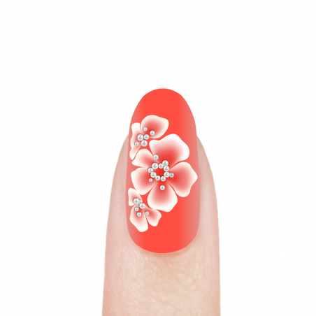 Гель-краска для китайской росписи ногтей OS-20 Coral Red