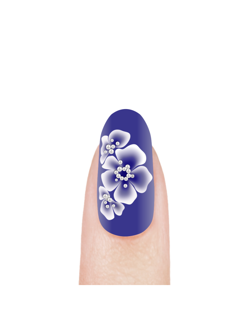 Купить гель-краску для китайской росписи ногтей OS-36 Blue Grass