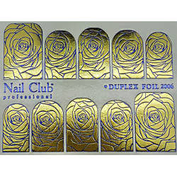 Слайдер-дизайн для ногтей с двойным фольгированием DUPLEX FOIL 2006...