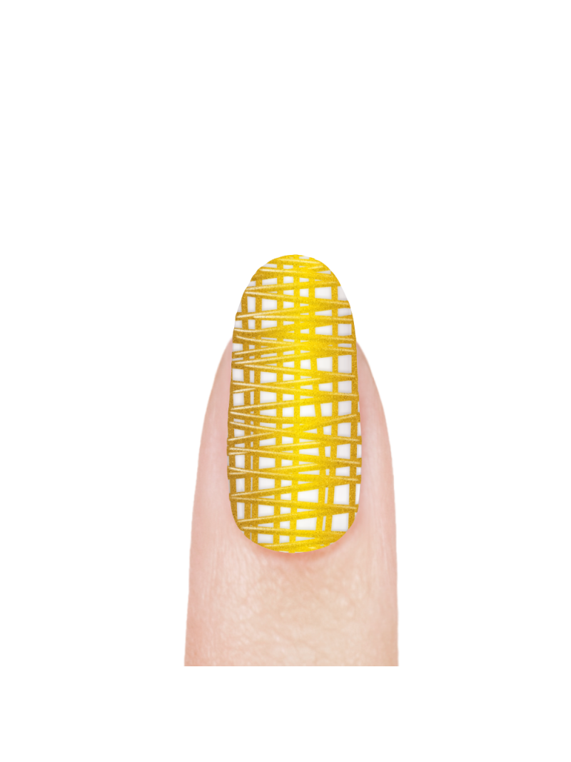 Купить гель-краску для эффекта паутинки на ногтях SK-03 Gold Ball