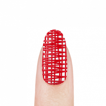 Гель-краска для эффекта паутинки на ногтях SK-10 Red Ball