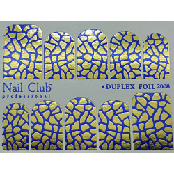 Слайдер-дизайн для ногтей с двойным фольгированием DUPLEX FOIL 2008...