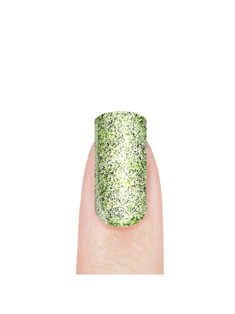 Купить гель-краску для ногтей с металлическими хлопьями CDS-12 Onyx