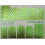 Слайдер-дизайн для ногтей с двойным фольгированием DUPLEX FOIL 2009 зелёный/золотой