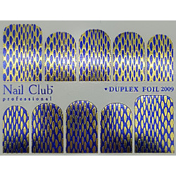 Слайдер-дизайн для ногтей с двойным фольгированием DUPLEX FOIL 2009...
