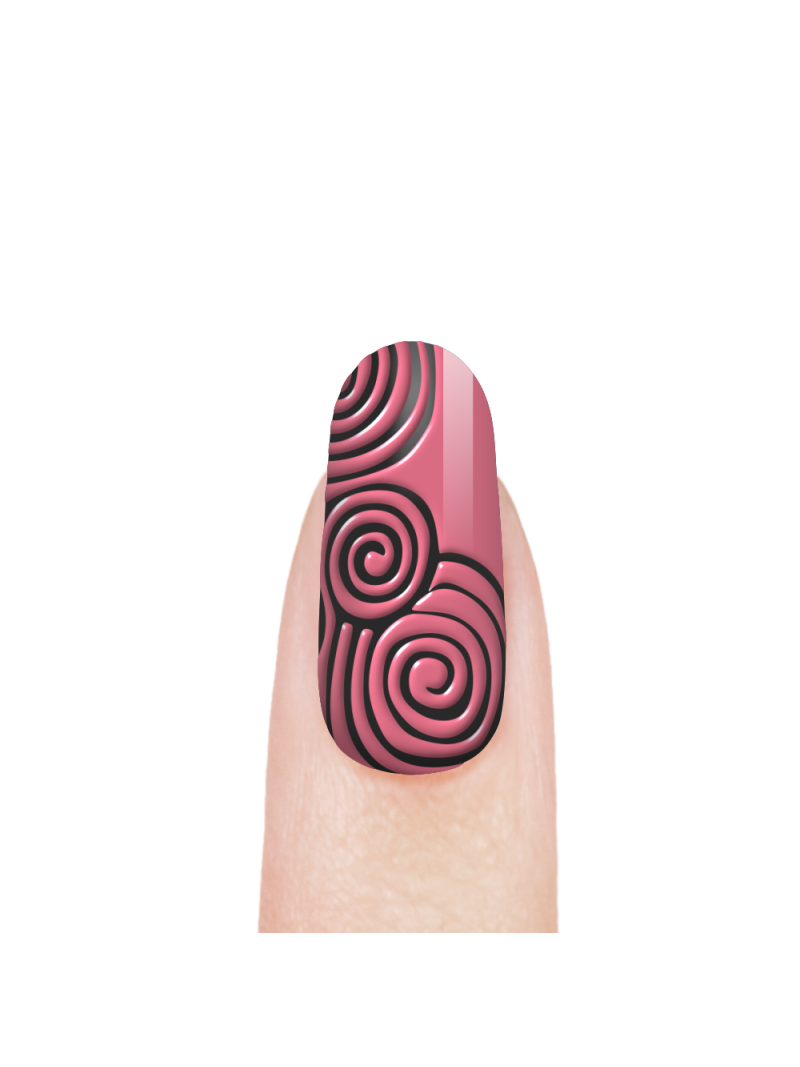 Купить набор гель-красок для резки и чеканки 3D объёмных элементов на ногтях CARVING 1