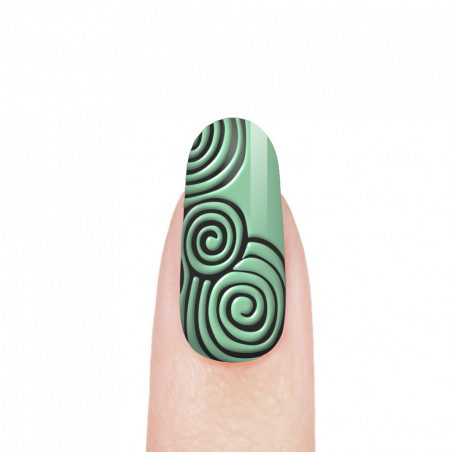 Набор гель-красок для резки 3D объёмных элементов на ногтях CARVING 2