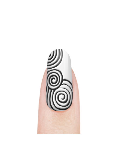 Купить гель-краску для резки и чеканки 3D объёмных элементов на ногтях CAR-01 Chamomile CARVING